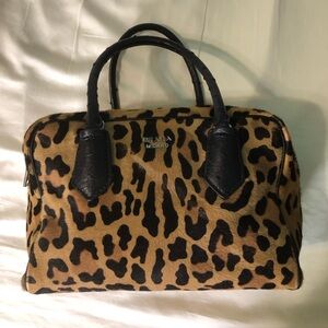 Prada inside bag-ostrich and calf hair
